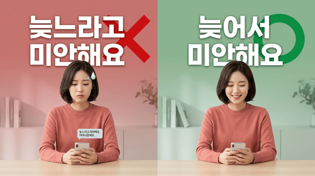 “-느라고” vs. “-아서/어서”: Why Is “늦느라고”&nbsp;Wrong?